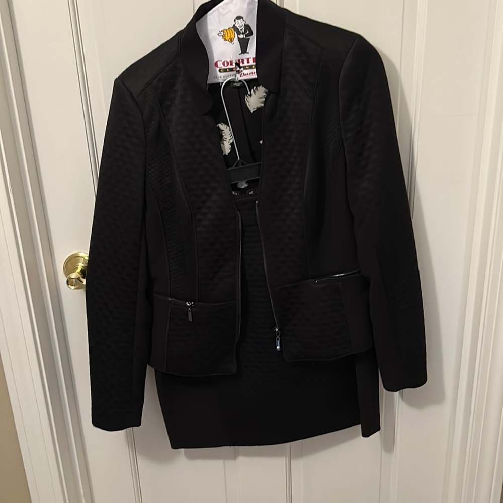 Black skirt suit-White House Black Market